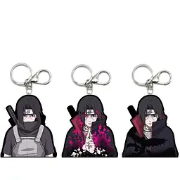 Брелок голографічний 3D Наруто Ітачі Учіха Itachi Uchiha Naruto 5 см