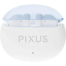 Навушники бездротові Space TWS, White, Bluetooth 5.3, мікрофон Pixus teh0028007 - мініатюра 2