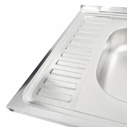 Кухонна мийка з нержавіючої сталі Platinum сатин 6060 R (0,5/160 мм), Satin - мініатюра 4