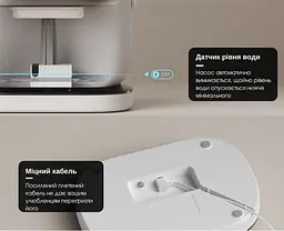 Фонтан для кота Petrust TK-WF011 2,5 л, з акумулятором 5200mAh і датчиком руху, Білий - мініатюра 4