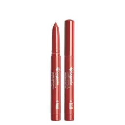 Помада-олівець для губ водостійка Bogenia Velvet Waterproof Matte BG730, 001 Plum Juice Червоно-коричнева