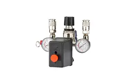 Прессостат реле тиску для компресора в зборі Intertool 2 виходу PT-9094 - мініатюра 2