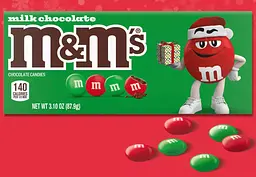 Драже M&M's Milk Chocolate Holiday Blend Red & Green Christmas Candy 283.5 г - мініатюра 4