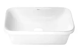 Комплект Qtap Scorpio: Раковина врізна прямокутна 510х390х145 мм White + Донний клапан PU02 (QT1411K490WN47290) - мініатюра 3