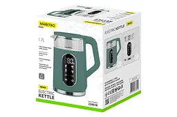 Електрочайник розумний скляний сенсорний Maestro MR-023-WHITE 1.7 л 2200 Вт LED білий - мініатюра 5