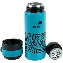 Термос Kite темно-бірюзовий 500 мл (K25-1222-1) - мініатюра 4