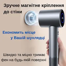 Фен стайлер AIMED Hair Master PRO з набором насадок сірий - мініатюра 3