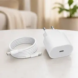 Мережевий зарядний пристрій 35W USB-C з кабелем Type-C / Адаптер + кабель швидка зарядка 26X-199 / Мережевий зарядний пристрій - мініатюра 1