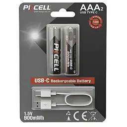 Акумулятор PKCELL Ni-MH AAA/HR03 900 mAh BL 2шт (PKAAA-900)