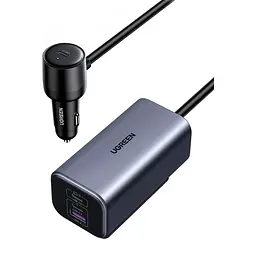 Автомобільний зарядний пристрій Ugreen CD250 PD 150W 4-Port GaN Fast Car Charger (35571) 4 порти UGR-35571