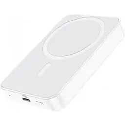 Бездротовий зовнішній акумулятор Borofone BJ25 Plus Reach магнітний 10000mAh білий 6941991105326 - мініатюра 3