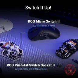 Миша ASUS ROG Keris II Origin White (90MP04A0-BMUA10) - мініатюра 9