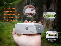 Ручний ліхтар Fenix ABS-пластик, 135х53х24 мм, чорний - мініатюра 9