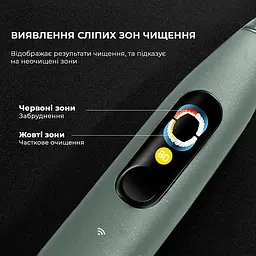 Електрична зубна щітка Oclean X Ultra Set Green OLED - мініатюра 8