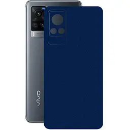Захисна плівка StatusSKIN для Vivo X60 5G Корпус Вініл Синій металік