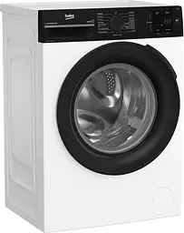 Beko Пральна машина Beko фронтальна, 6кг, 1200, B, 45см, дисплей, інвертор, пара, білий - мініатюра 2