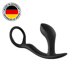 Масажер простати з ерекційним кільцем, 6.5х2.7 см (чорний) Fun Factory Bootie Ring