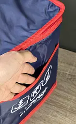 Термосумка 24x16x25 см Stenson Wanderlust R28803 10 л охолодження та збереження температури Синій - мініатюра 2