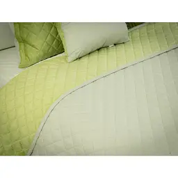 Покривало Руно двостороннє Velour Olive Green ромб 180х220 см оливкове - мініатюра 10