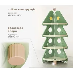 Стелаж кутовий для книг та іграшок Mealux Yoda (KD-E032 Green) - мініатюра 3