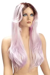 World Wigs Aya Long Two Tone Mauve - Перука (фіолетовий) - мініатюра 2