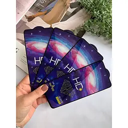 Захисне скло для телефону Apple IPhone 12 / 12 Pro рамка чорна - мініатюра 4