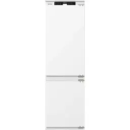 Вбуд. холодильник Gorenje із мороз. камерою Gorenje, 177х55х54см, 2 двері, 176(76)л, А+, NF+, Зона св-ті, Диспл, Білі