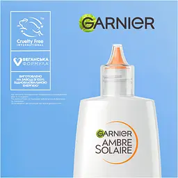 Сонцезахисний зволожувальний флюїд Garnier Ambre Solaire для шкіри обличчя з дуже високим ступенем захисту SPF 50+ 40 мл - мініатюра 11