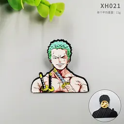 Значок Ван Пис Зоро One Piece Zoro P OP Z 01 - мініатюра 2