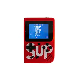Ігрова приставка червона ретро приставка 8 біт із 90 х ретро консоль SUP GAME BOX NES 400 ігор - мініатюра 4