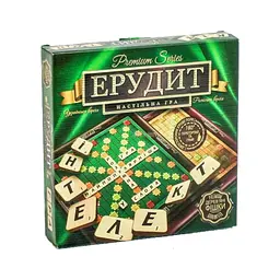 Настільна гра Danko Toys Ерудит Premium series (Erudite Premium series) (укр - рос.) (G-ER-U-01)
