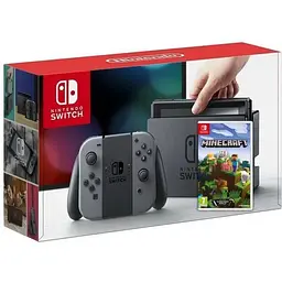 Nintendo Switch Gray + Гра Minecraft