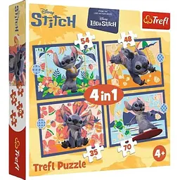 Пазли дитячі Trefl 4в1 Відпустка на Гаваях 34666 70 шт Різнокольоровий shop (5900511346664)