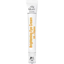 Крем для очей Quret NA + Vitamin Eye Cream Whitener & Hyaluronic Acid & Multivitamin освітлюючий 25 мл