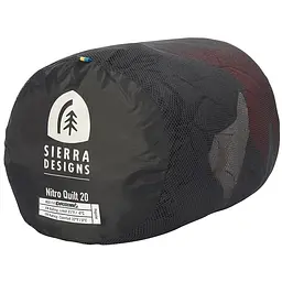 Спальник Sierra Designs Nitro Quilt 800F 20 Regular Чорний-Червоний - мініатюра 4