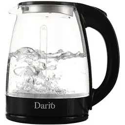 Чайник скло Dario DR1802 Black