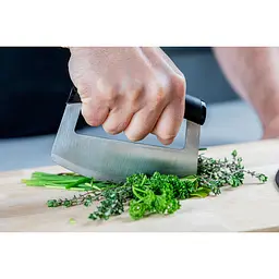 Ніж-меццалуна KitchenAid Universal з захисним чохлом на лезо чорний (KQG173OHOBE) - мініатюра 9