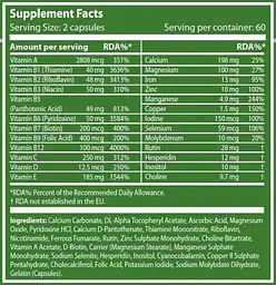 Вітамінно-мінеральний комплекс Scitec Nutrition Mega Daily One Plus 120 капсул - мініатюра 2