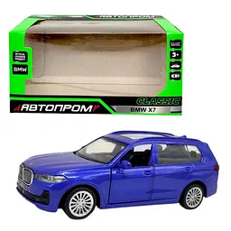 Колекційна машинка BMW АВТОПРОМ 10001 Синій shop (6906231359457) - мініатюра 1