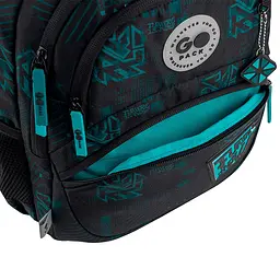 Рюкзак GoPack Education 175M-6 Future Чорно-блакитний (GO26-175M-6) - мініатюра 9