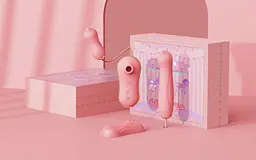 Набір секс-іграшок Zalo Rose Series Unicorn Set 3-in-1 3 шт. рожевий - мініатюра 14