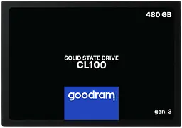 SSD 2.5" накопичувач GoodRam CL100 gen.3 480GB (SSDPR-CL100-480-G3) - мініатюра 2