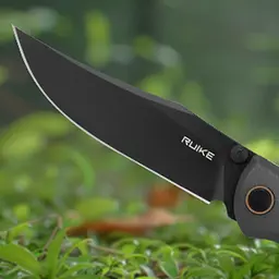Ніж складаний туристичний Ruike P882-B, (8.5 см) 12С27 / G10 чорний - мініатюра 13