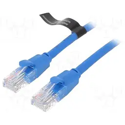 Патч-корд 1м, UTP cat 6 RJ-45 blue Vention (IBELF)