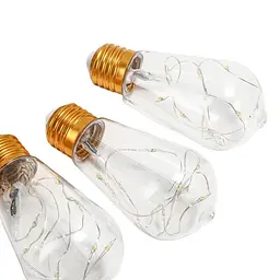 Вуличний та домашній LED-світильник + POWER BANK Sunlamp, 8 м + 2 м, 20 ламп по 10 LED, 220 В, IP65, тепле світло, з пультом - мініатюра 8