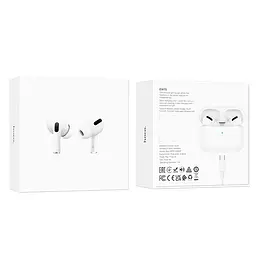 Бездротові навушники Hoco EW75 True wireless stereo headset, BT5.4, 30mAh, 300mAh, 4h, white - мініатюра 9