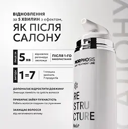 Еліксир для швидкої реконструкції волосся Framesi Morphosis Restructure Hair Beauty Elixir 150 ml - мініатюра 3