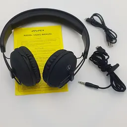 Бездротові навушники з мікрофоном Bluetooth гарнітура AWEI A800BL чорні - мініатюра 2