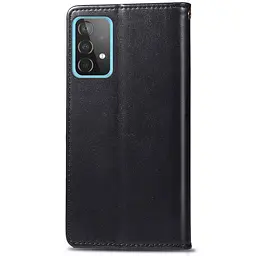 Шкіряний чохол-книжка GETMAN Gallant (PU) для Samsung Galaxy A52 4G / A52 5G / A52s Чорний - мініатюра 2