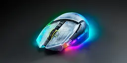 Razer Михайло Basilisk V3 Pro 35K, RGB, USB-A/WL/BT, Phantom White Ed. - мініатюра 6